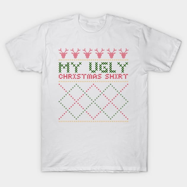 My Ugly Christmas Shirt T-Shirt by AndrewArcher